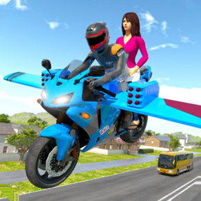 Flying Motorbike Driving Sim