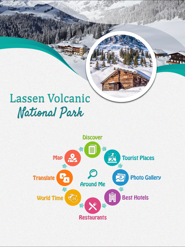 Lassen Volcanic poster