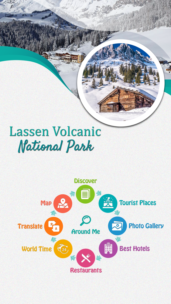 Lassen Volcanic poster