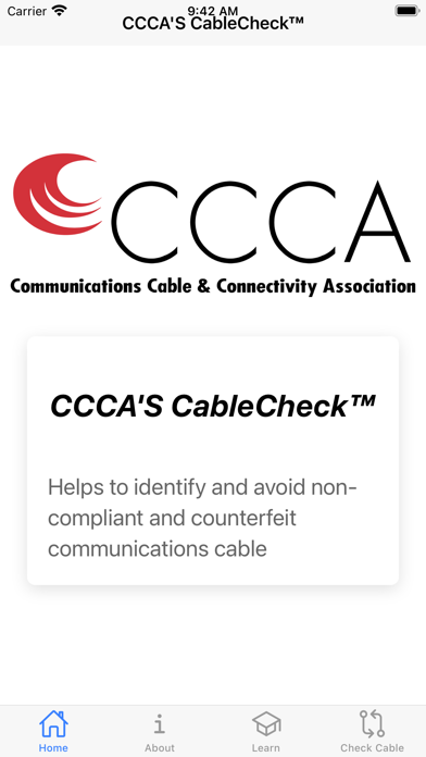 CCCA CableCheck poster
