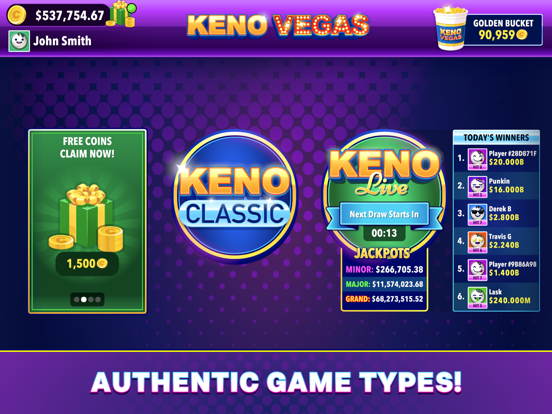Keno Vegas - Casino Games poster