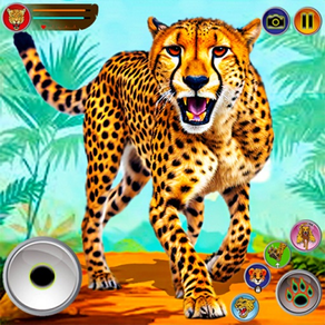 野生獵豹模擬器遊戲 3d