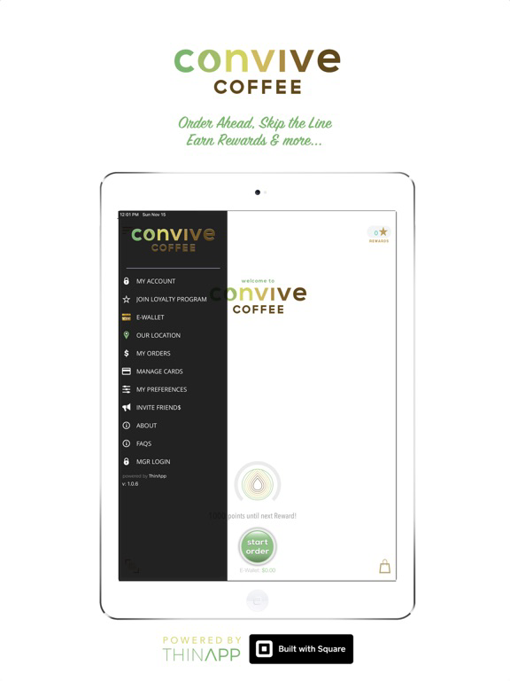 Convive Coffee poster