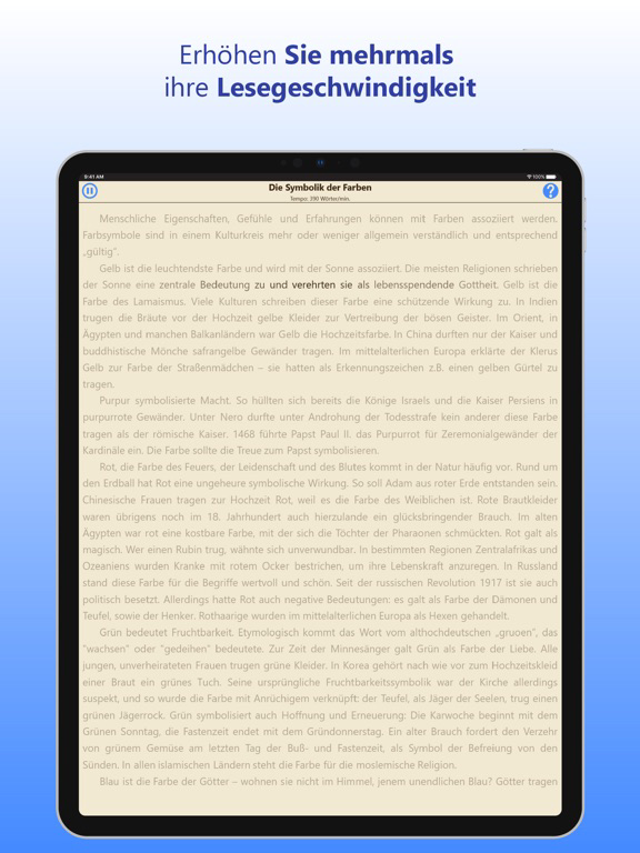 ReaderPro – Schnelllesen Plakat