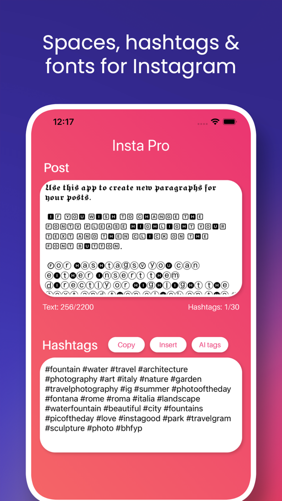 InstaPro: Insta Post builder poster