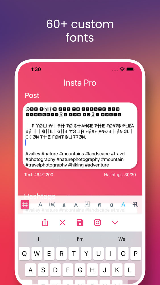 InstaPro: Insta Post builder poster