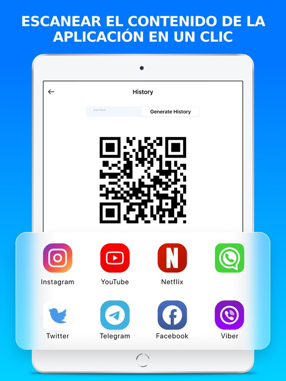 QR Scanner & Code Generator الملصق