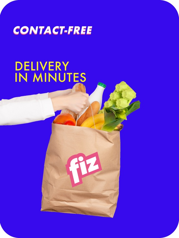 Fiz - Groceries in minutes poster