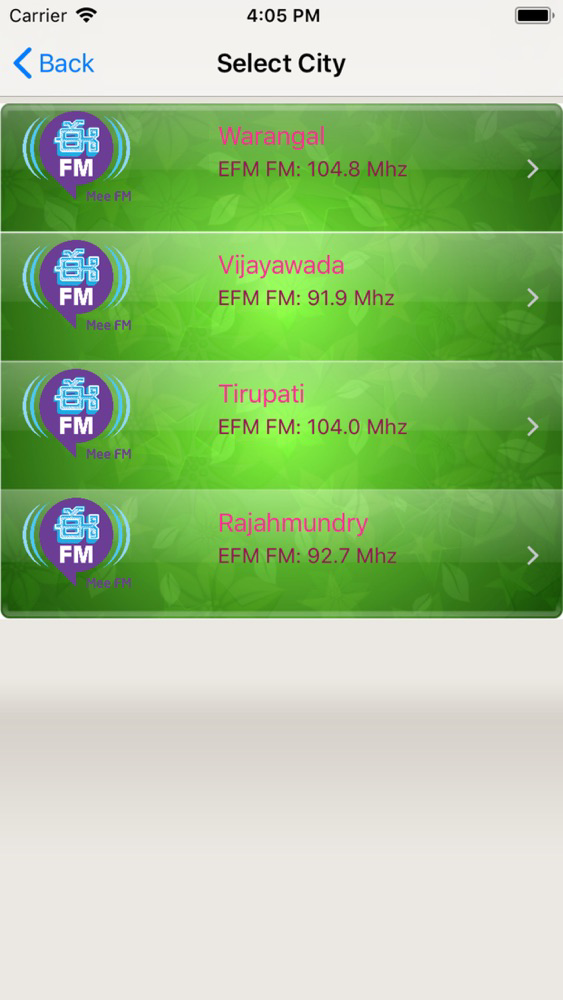 EFM Audio poster