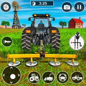 트랙터 운전 농업 게임