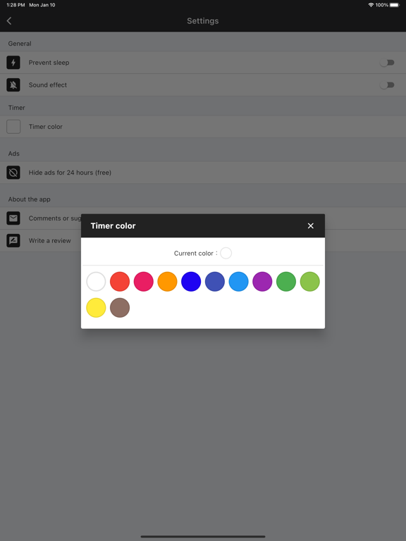 Simple Presentation Timer Plakat