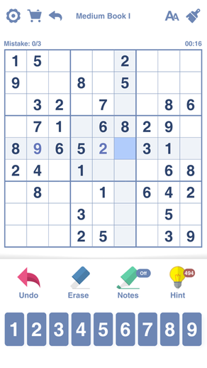 Sudoku Book - Number Puzzle