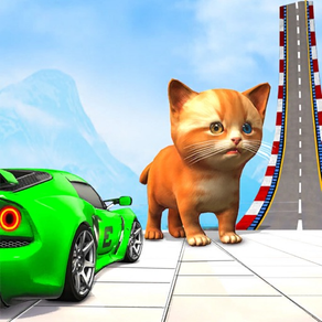 Kitty Car Stunt Games Offline