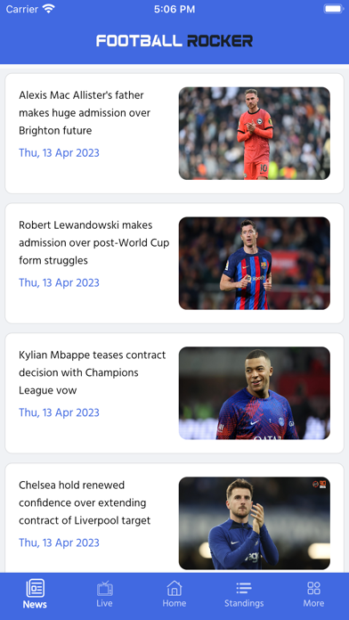 Football Rocker - Live Update for iOS (iPhone/iPad/iPod touch) - Free ...
