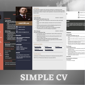 Simple CV: CV Maker App