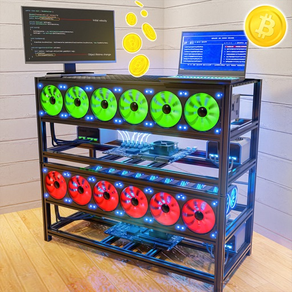 Cripto Mining Rig Breilder Sim