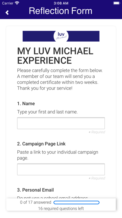 Luv Michael poster