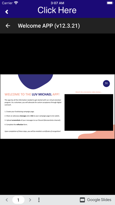 Luv Michael poster