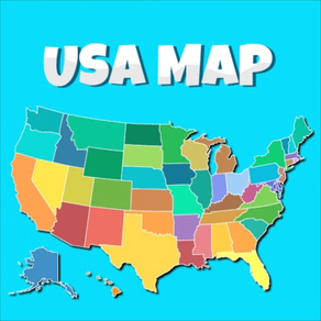 USA Map: Kids Geography Games