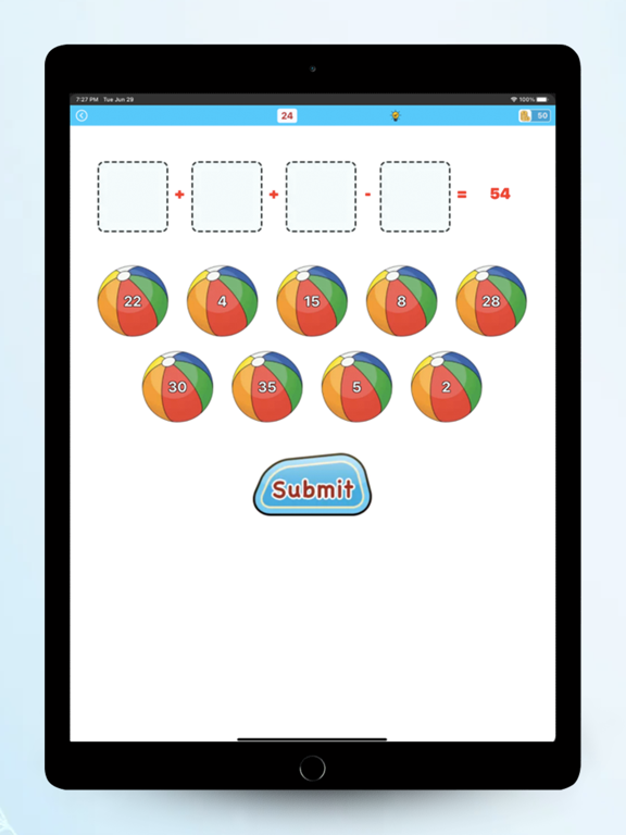 Math workout brain puzzle poster