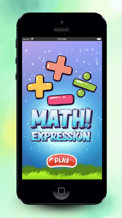 Math workout brain puzzle poster