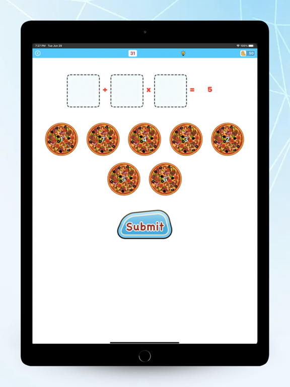 Math workout brain puzzle poster