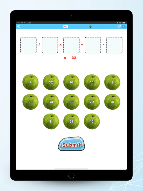 Math workout brain puzzle poster