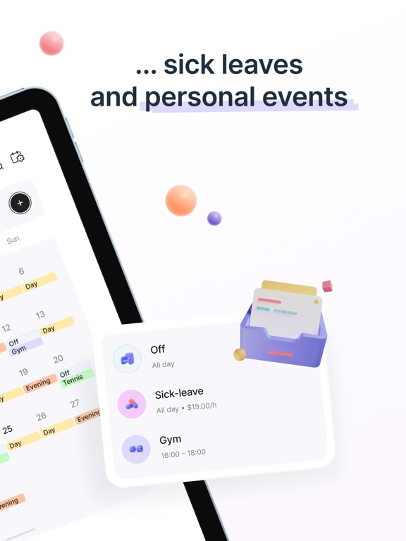 Shift Work Calendar & Schedule poster