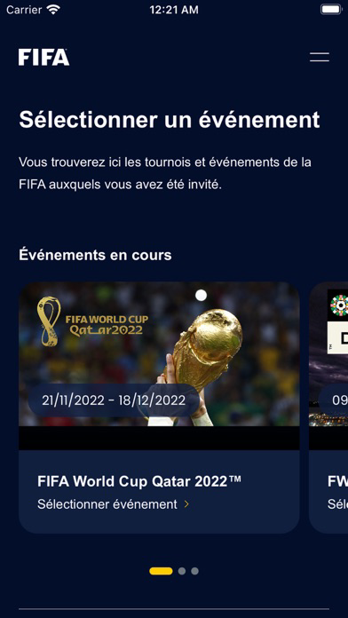 FIFA Client App Affiche