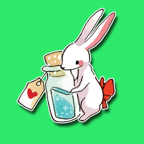 Looking Glass Bunnies Stickers