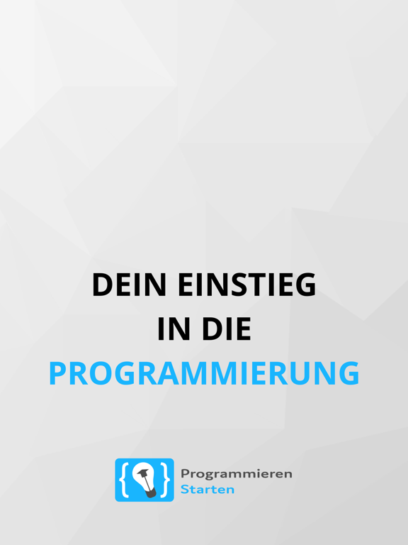 Programmieren Starten poster