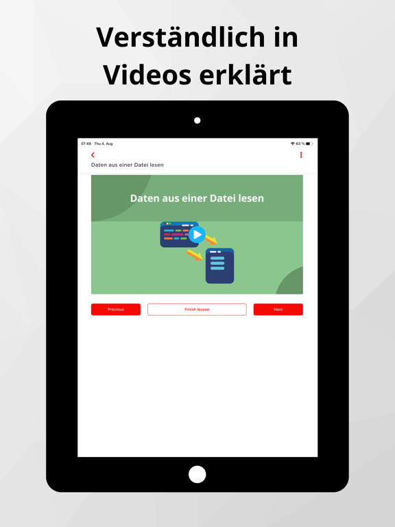 Programmieren Starten poster