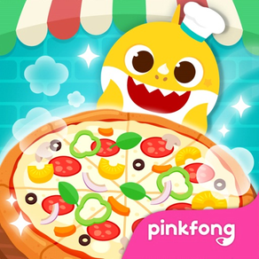 Bebê Tubarão Jogo de Pizza