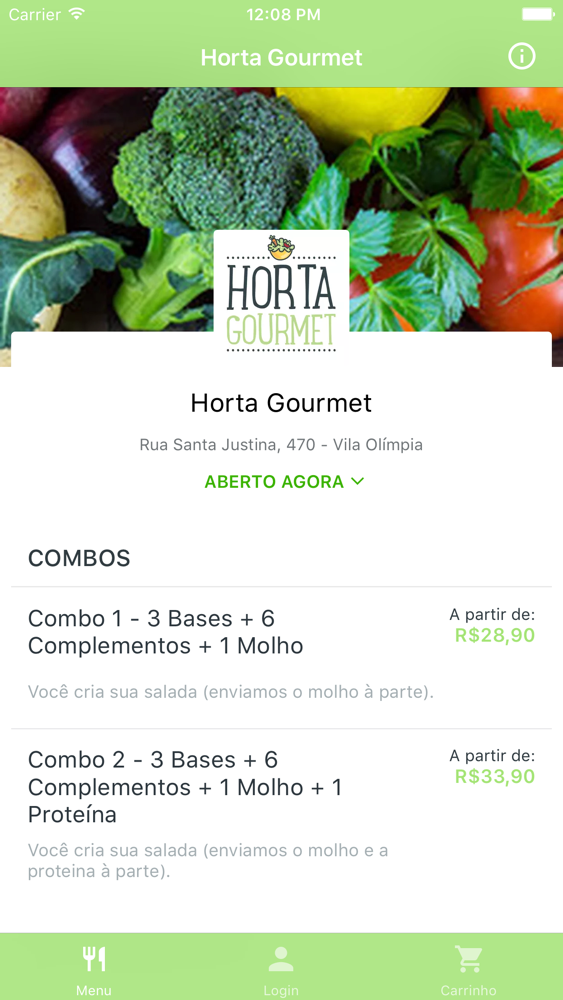 Horta Gourmet Delivery poster