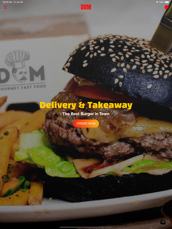 DOM Burger poster