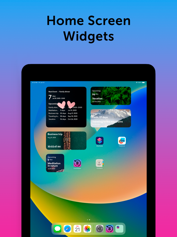 Countdown Widget Timer poster