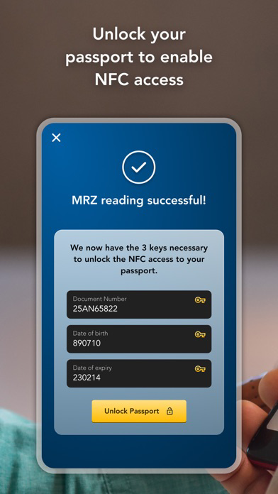 Passport NFC Reader poster