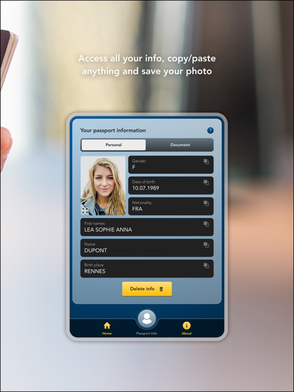Passport NFC Reader poster
