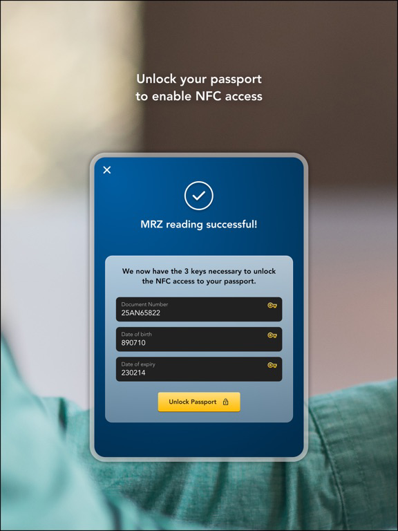 Passport NFC Reader poster