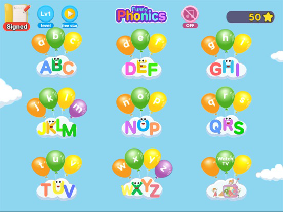 Funny phonics poster