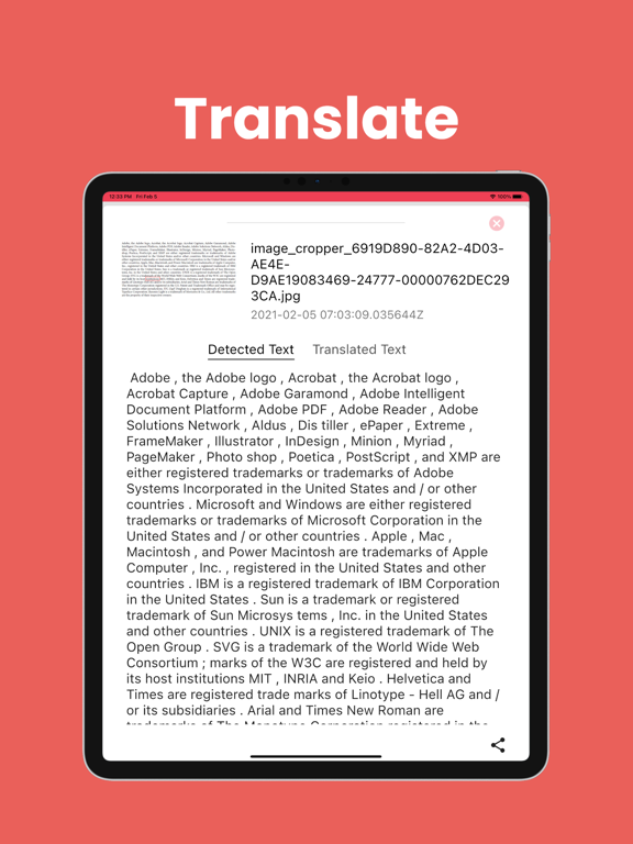 Text Scanner OCR poster