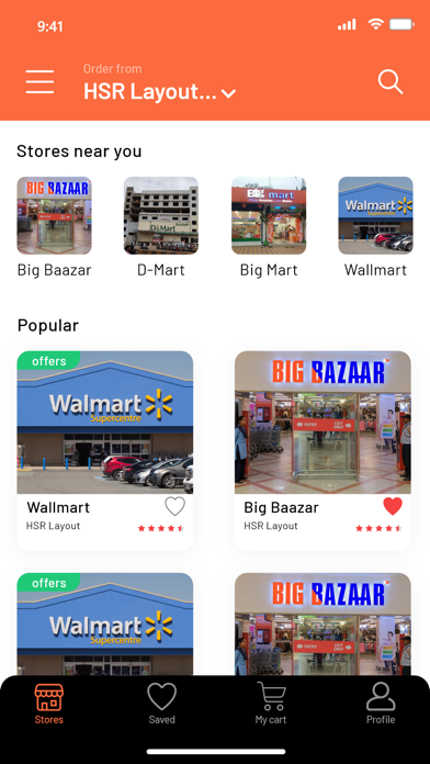 Multi Store Grocery User poster