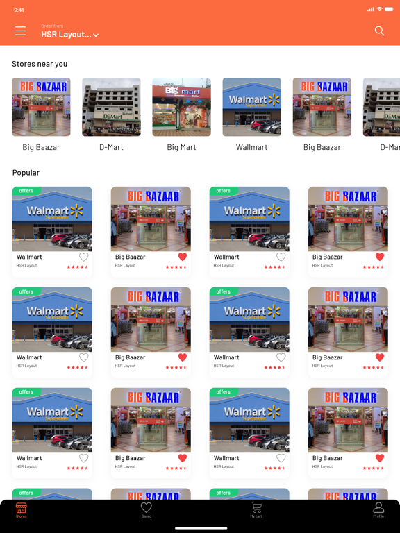 Multi Store Grocery User poster