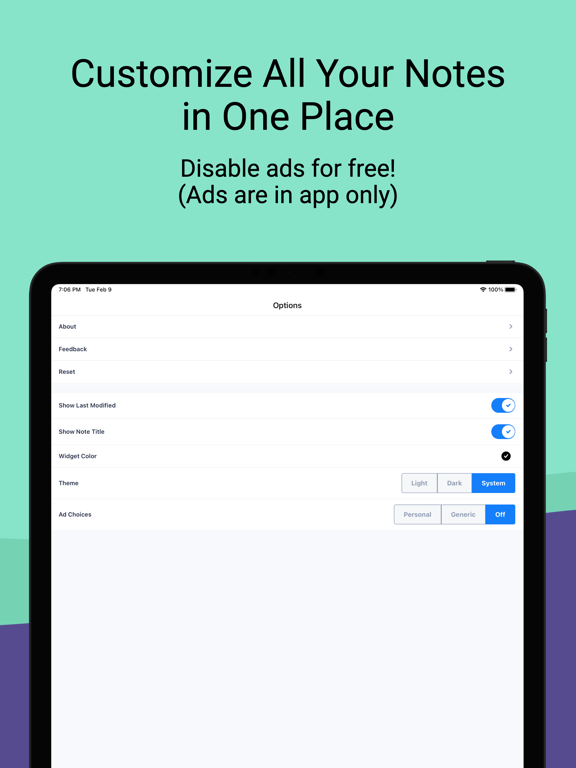 Shared Note Widgets poster