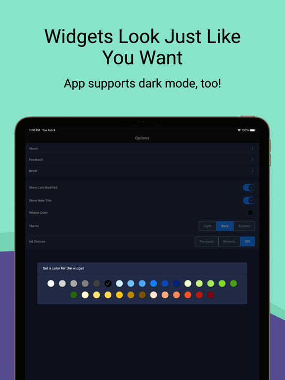 Shared Note Widgets poster