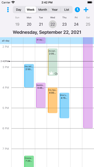Calendar poster