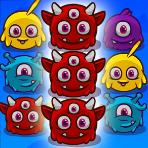Funny Monsters puzzle Match 3