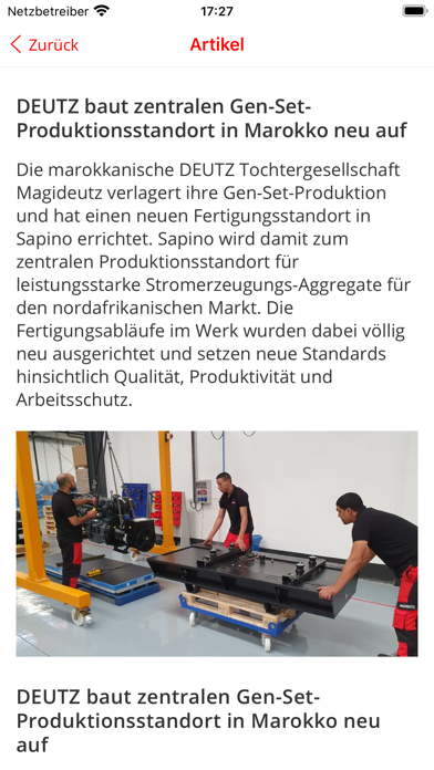 DEUTZ Mobile poster