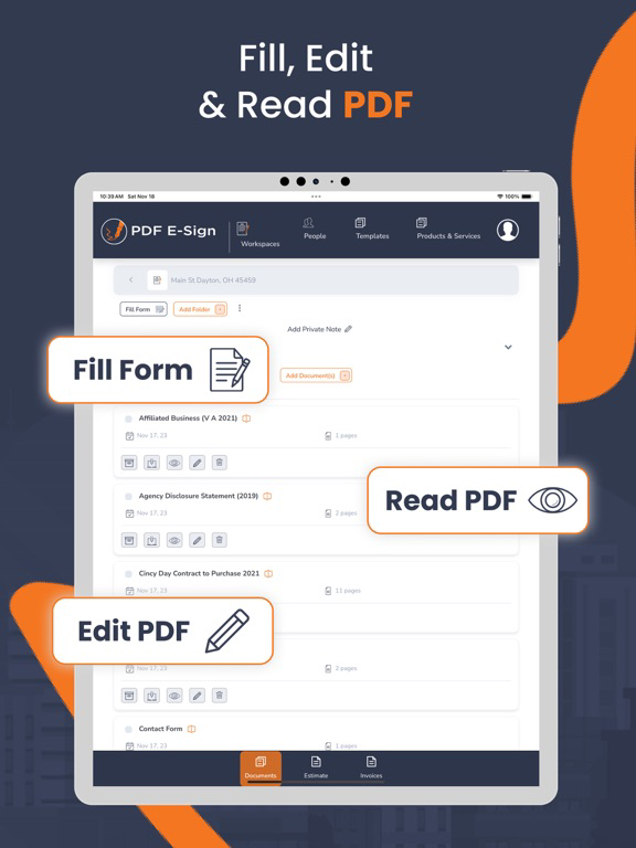 PDFEsign.com PDF E-Sign poster