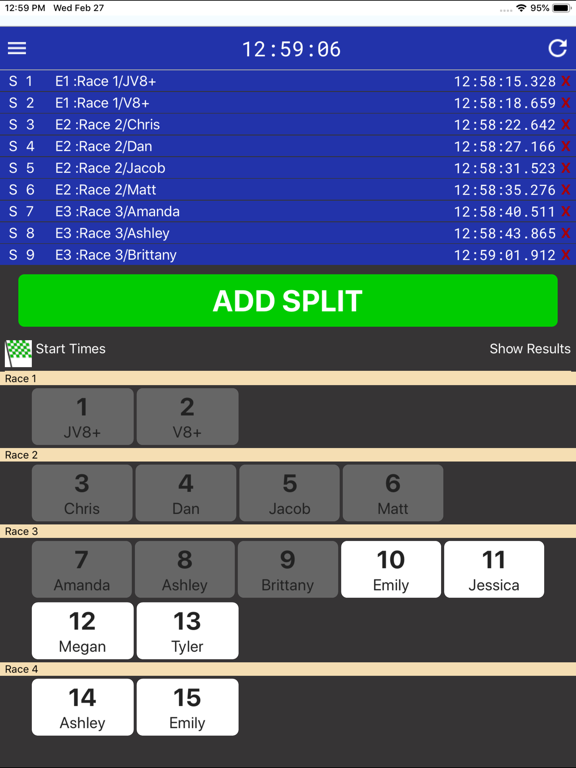 CrewTimer Regatta Timing poster